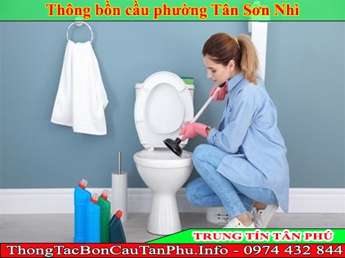 Thông bồn cầu phường Tân Sơn Nhì giá rẻ BH 2 năm
