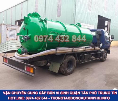 Vận chuyển cung cấp bùn vi sinh quận Tân Phú