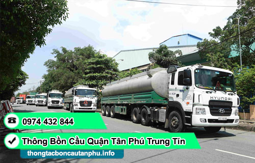 Cho thuê xe bồn chở nước sạch quận Tân Phú