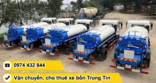 cho thuê xe bồn chở nước sạch TPHCM