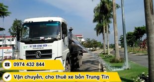 Giá thuê xe bồn chở nước tưới cây tại TP.HCM