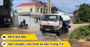 Cho thuê xe tưới nước rửa đường TP.HCM