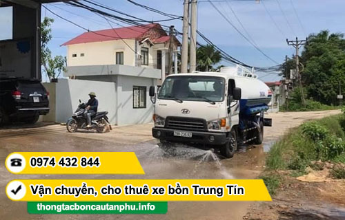 Cho thuê xe tưới nước rửa đường TP.HCM