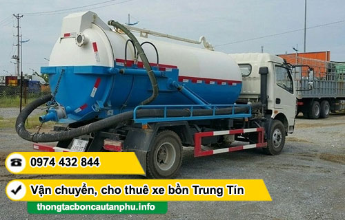 Vận chuyển hút bùn thải tại TP. HCM
